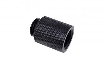 Alphacool Eiszapfen extension 20 mm G1/4 outer thread to G1/4 inner thread - deep black