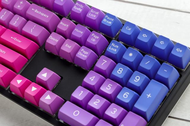 Капачки за механична клавиатура Ducky Afterglow, 108-Keycap Set ABS, Double-Shot, US Layout 