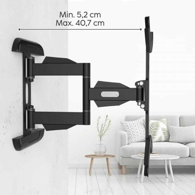 Hama TV Wall Bracket, Swivel, Tilt, Pull-out, 165 cm (65"), 220834 