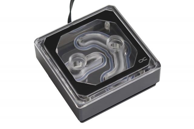 CPU Water Block Alphacool Eisblock XPX Aurora Edge - Acryl Black Digital RGB 