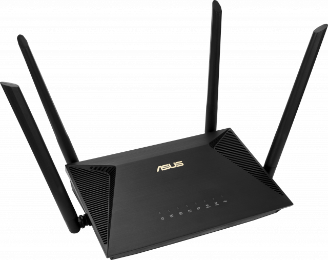 Безжичен рутер ASUS RT-AX53U, 2.4/5 GHz, 547 - 1201 Mbps, WiFi 6 (802.11ax) 