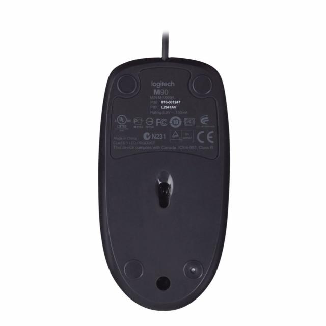 Wired optical mouse LOGITECH M90 