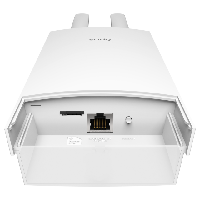 Wireless Router Cudy LT500 Outdoor, AC1200, 4G, LTE CAT 4, 2.4/5 GHz, 300 - 867 Mbps 