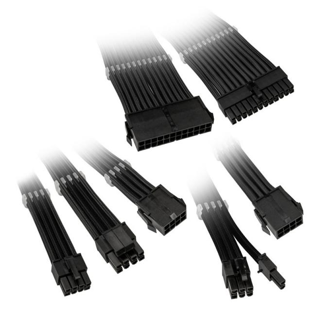 Sleeved Extension Cable Kit Kolink Core, Black 