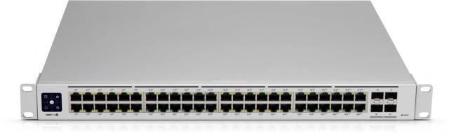 Суич Ubiquiti Networks UniFi USW-PRO-48, 48-портов Gigabit, Mонтаж в шкаф 