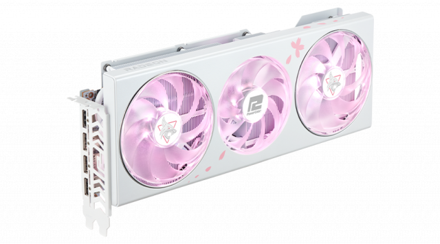 Graphic card PowerColor RX 7800 XT Hellhound Sakura Limited 