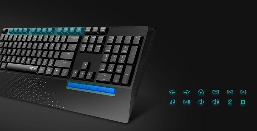 rapoo keyboard k1800