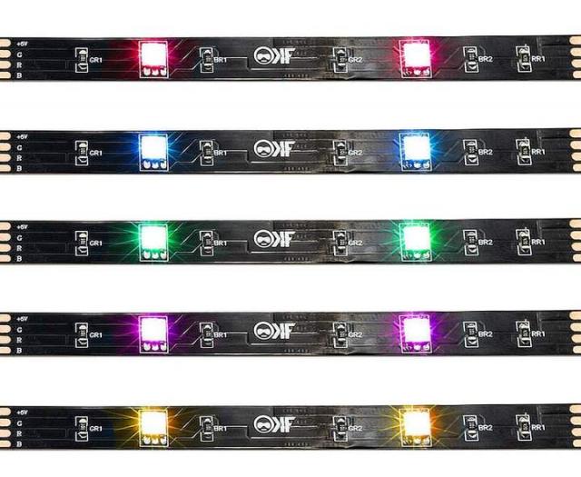 RGB Strip KontrolFreek Gaming Lights Kit - RGB лента USB (3.6m) 