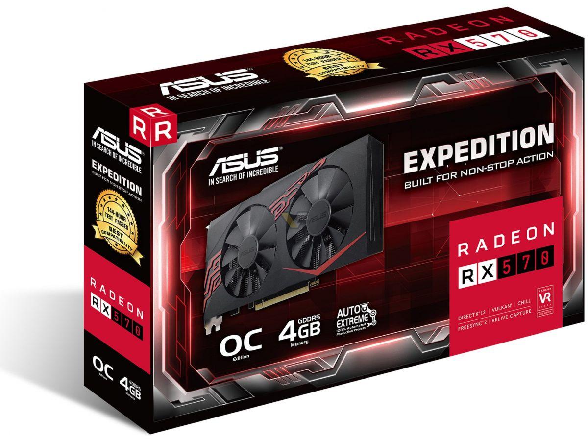 Asus expedition radeon best sale rx 570 oc edition