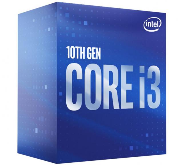 Процесор Intel Comet Lake-S Core I3-10100F, 4 cores, 3.6Ghz, 6MB, 65W, LGA1200, BOX 