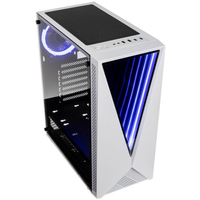 Case Kolink Void RGB TG Midi-Tower White Window ATX 