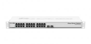 Суич MikroTik 326-24G-2S+RM 24 x Gigabit Ethernet ports, 10/100/1000Mbps, 2x SFP+ cages, монтаж в шкаф