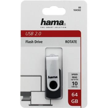 USB памет Rotate, 64GB, HAMA-104302 