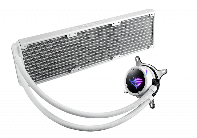 CPU AIO Liquid Cooler ASUS ROG Strix LC II 360 ARGB White Edition, Aura Sync 