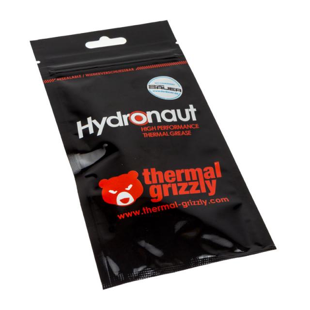 Термо паста Thermal Grizzly Hydronaut, 1g, Черен,11.8 W/mk 