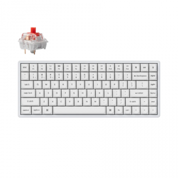 Геймърска механична клавиатура Keychron K2 Pro White QMK/VIA