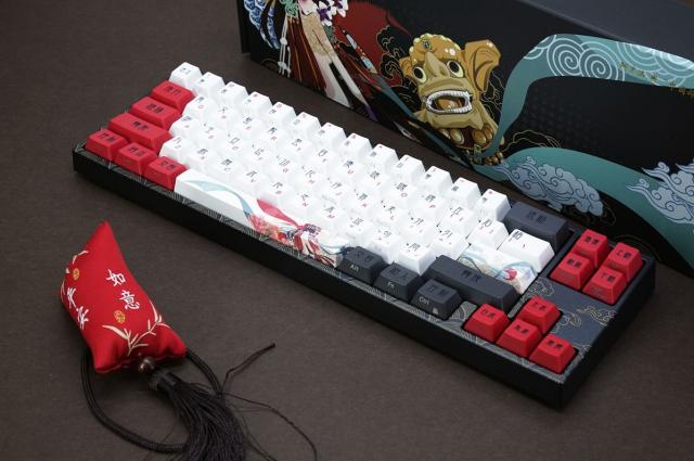 Mechanical Keyboard Ducky x Varmilo Miya Beijing Opera 65%, Cherry MX Red 
