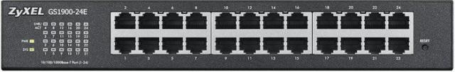 Switch ZYXEL GS1900-24E, 24 Ports Managed, Gigabit 