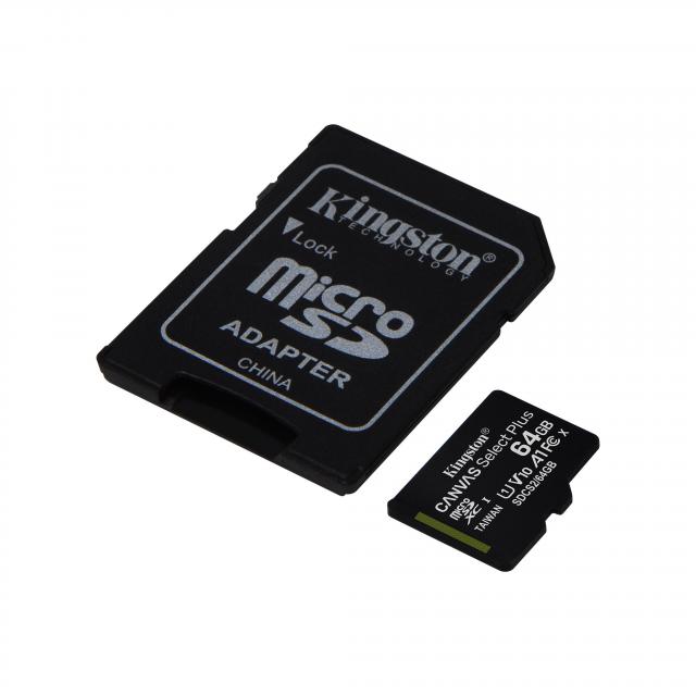 Карта памет Kingston Canvas Select Plus, microSDXC 64GB 