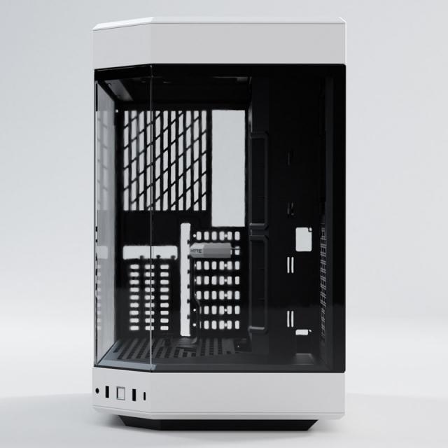 Кутия HYTE Y60 Tempered Glass, Mid-Tower, Бяло и Черно 