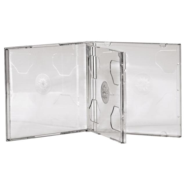 Кутийка за CD/DVD HAMA Double Jewel Case, прозрачен, 5 бр. в пакет 