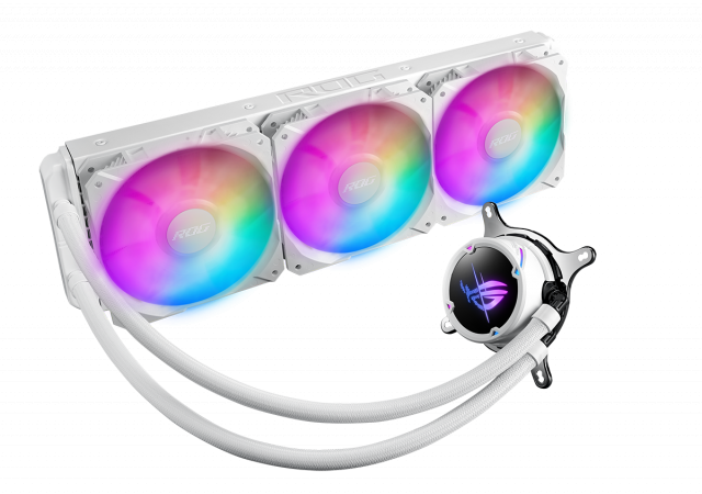 CPU AIO Liquid Cooler ASUS ROG Strix LC II 360 ARGB White Edition, Aura Sync 