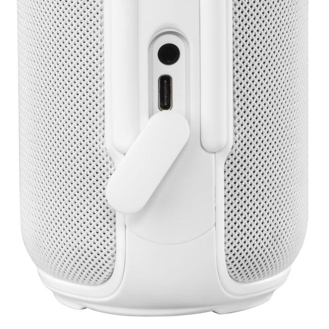 Hama Bluetooth® "Pipe 2.0" Loudspeaker, Waterproof, 24 W, white 