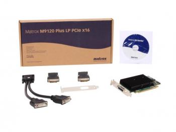 Graphic card Matrox M9120-E512LPUF Plus 512MB GDDR PCIe x16 Low Profile, Workstation 