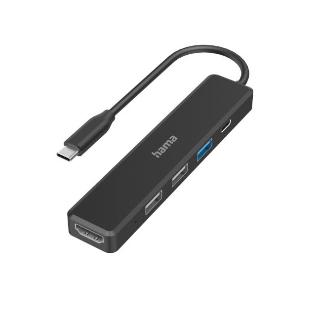 USB-C, Hub, Multiport, 5 Ports,3х USB-A,1x USB-C, HDMI,4К 