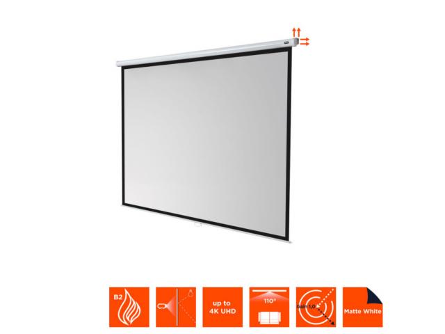 Projection screens CELEXON  Manual Economy,300 x 225 cm, 4:3, matt white, PVC 