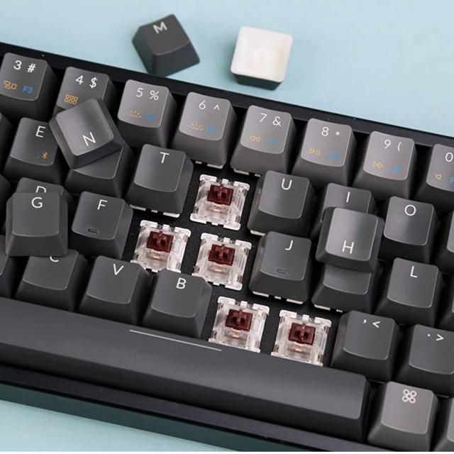 Геймърска Механична клавиатура Keychron K6 Hot-Swappable 65% Gateron Red Switch White LED Gateron Red Switch ABS 
