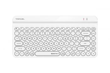 Wireless Keyboard A4TECH FBK30, Bluetooth & 2.4G, White, Smartphone Cradle