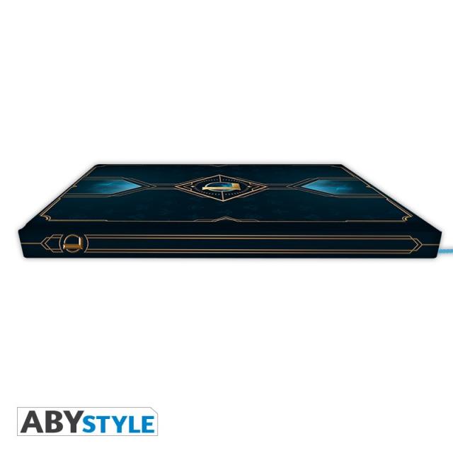 ABYSTYLE LEAGUE OF LEGENDS Notebook Hextech Logo A5 