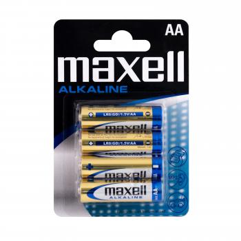 Алкална батерия MAXELL LR-6 /4 бр. в опаковка/  блистер1.5V