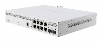 Суич MikroTik CSS610-8P-2S+IN, 8 x Gigabit Ethernet ports, 2 x SFP