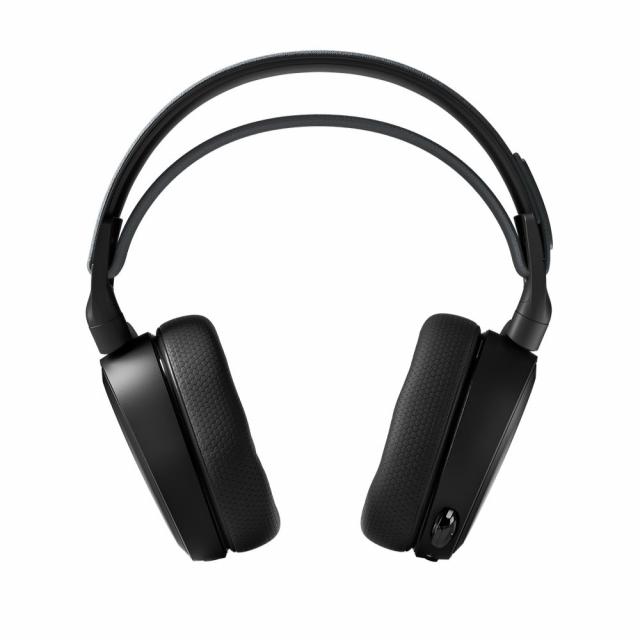 Геймърски слушалки SteelSeries, Arctis 7+, Микрофон, Черен 