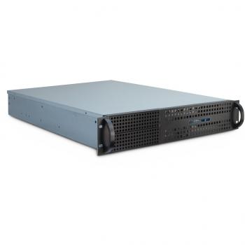 Server Rack InterTech 2U 2129-N - Mini ITX, mATX, μATX, ATX, eATX, SSI EEB, Black