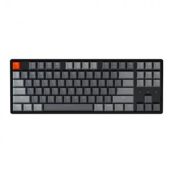 Mechanical Keyboard Keychron K8 Aluminum Hot-Swappable TKL Gateron Optical Blue Switch RGB LED ABS