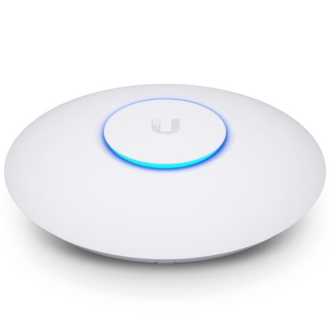 Access Point Ubiquiti UniFi nanoHD, 2.4/5 GHz, 300 - 1733Mbps, 4x4MIMO, PoE, Бял 