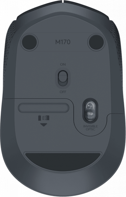 Wireless optical mouse LOGITECH M171, Black, USB 