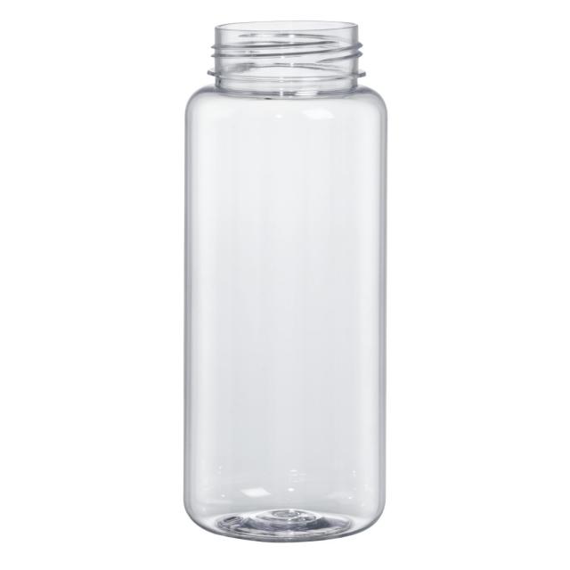 Xavax Drinking Bottle, 1250ml, Leak-proof, Handle, Screw Cap, transparent 