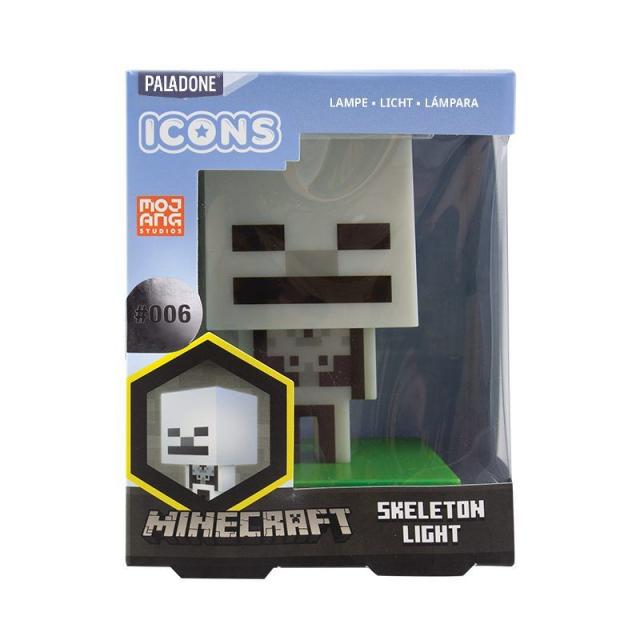 Статуетка Paladone Minecraft Sleton Icon Lamp BDP 