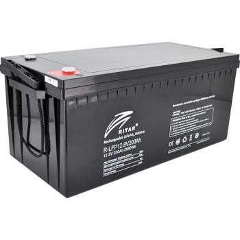 Lithium Ion batteries for solar systems LFP12.8V200AH  12V / 200Ah -522/ 240 /219 mm  F12/M8  RITAR