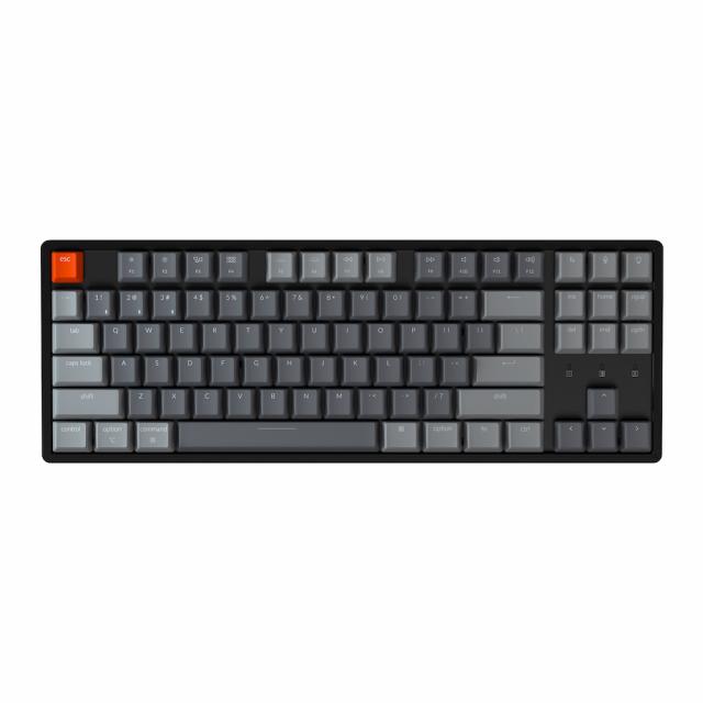 Mechanical Keyboard Keychron K8 Aluminum Hot-Swappable TKL Gateron Optical Brown Switch RGB LED ABS 