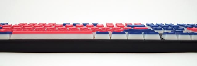 Ducky Pudding Red & Blue 108-Keycap Set PBT Double-Shot US Layout 