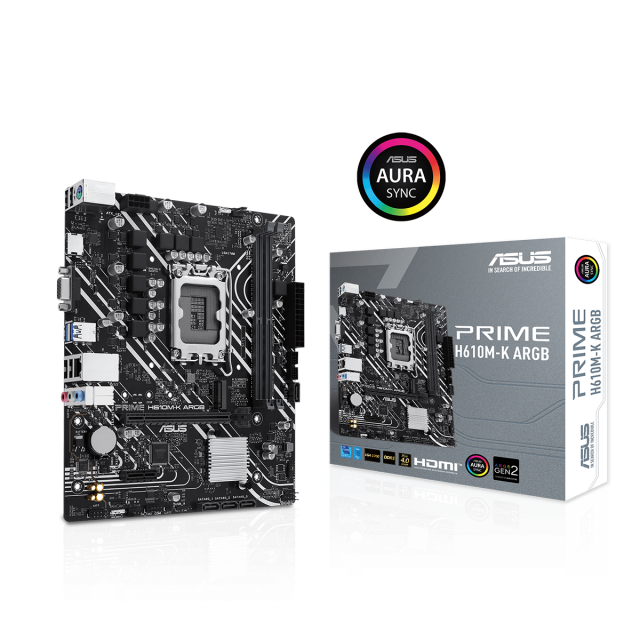 Motherboard ASUS PRIME H610M-K ARGB D5, LGA 1700 mATX 