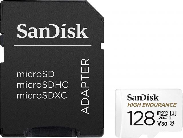 Memory card SANDISK micro SDXC UHS-I, SD Adapter, 128GB 