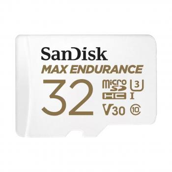 Memory card SANDISK MAX Endurance micro SDHC, SD Adapter, 32GB