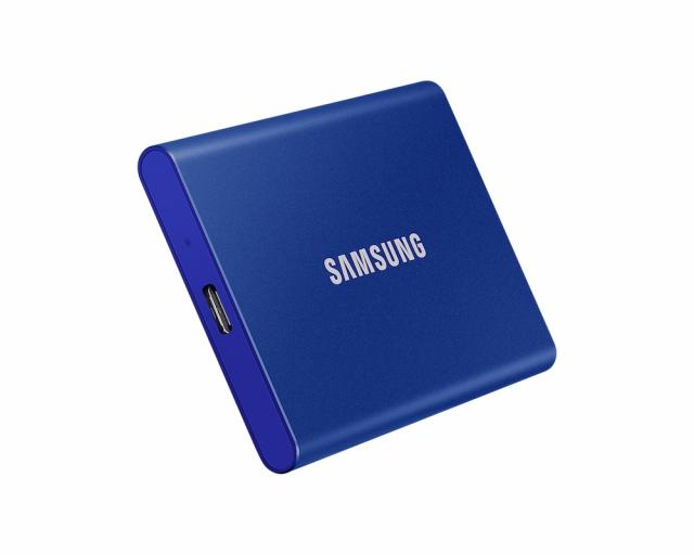 Външен SSD Samsung T7 Indigo Blue, 1000GB 