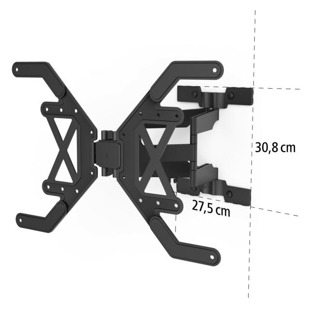 Стенна стойка за OLED TV, 229 см (90") до 40 кг, 220850 